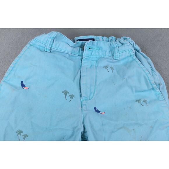 The Children’s Place Boys Shorts Size 8 Blue Toucan Palm Tree Print Casual - Picture 5 of 8
